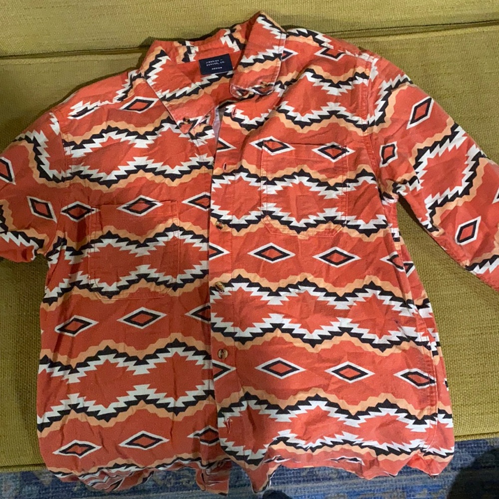 JIBERISH funky pattern dress shirt